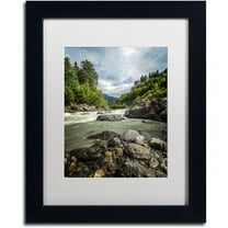 Trademark Fine Art "Waterland" Canvas Art by Philippe Sainte-Laudy, White Matte, Black Frame