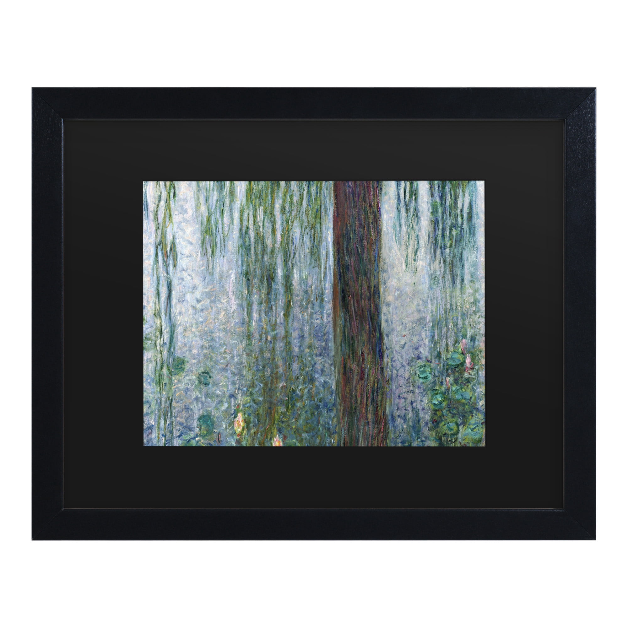 Trademark Fine Art 'Waterlillies Morning' Canvas Art by Claude Monet