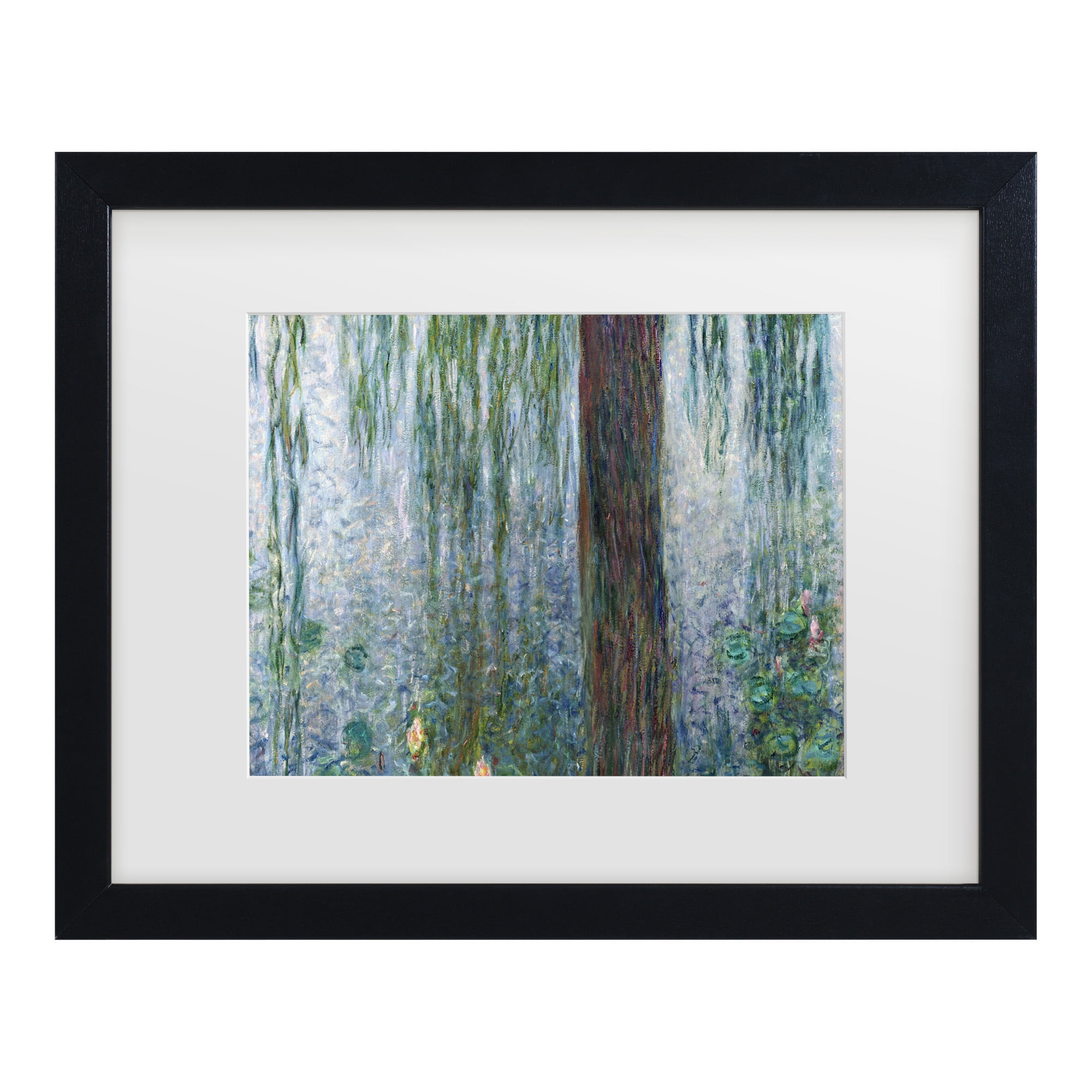 Trademark Fine Art 'Waterlillies Morning' Canvas Art by Claude Monet