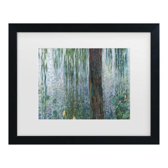 Trademark Fine Art 'Waterlillies Morning' Canvas Art by Claude Monet