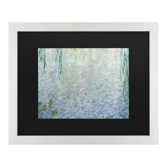 Trademark Fine Art 'Waterlillies Morning II' Canvas Art by Claude Monet