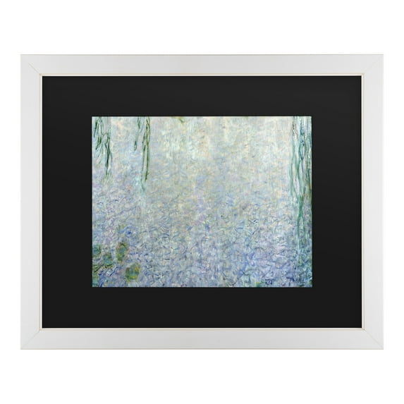 Trademark Fine Art 'Waterlillies Morning II' Canvas Art by Claude Monet