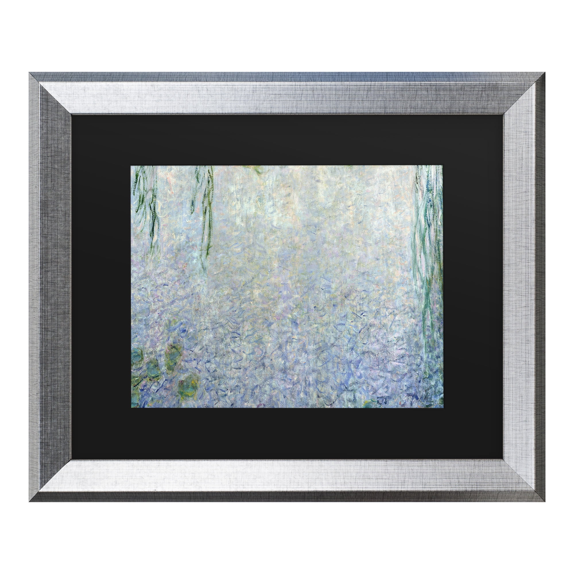Trademark Fine Art 'Waterlillies Morning II' Canvas Art by Claude Monet