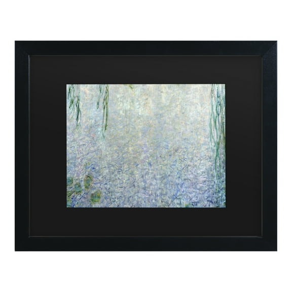 Trademark Fine Art 'Waterlillies Morning II' Canvas Art by Claude Monet
