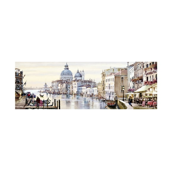 Trademark Fine Art The Macneil Studio Waterway Canvas Wall Art - 10x32