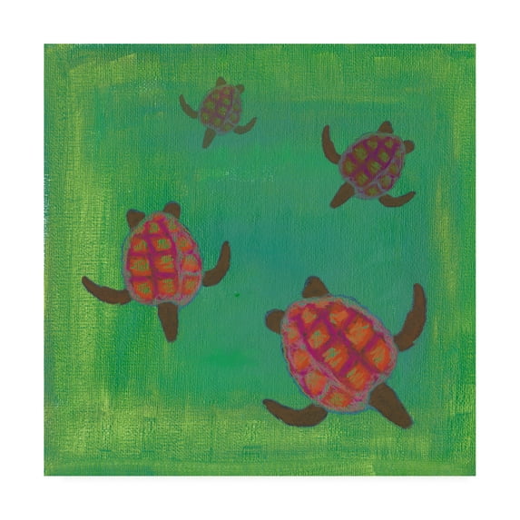 Trademark Fine Art 'Wave Riders I' Canvas Art by Alicia Ludwig