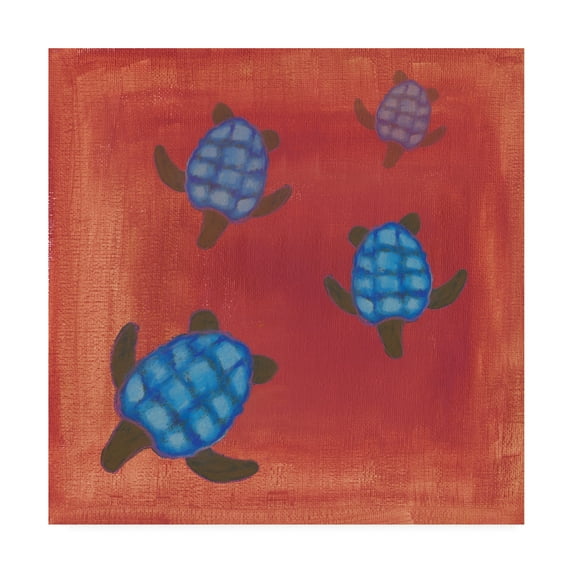 Trademark Fine Art 'Wave Riders II' Canvas Art by Alicia Ludwig