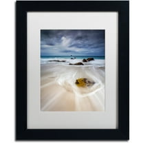 Trademark Fine Art "Waveguide" Canvas Art by Mathieu Rivrin, White Matte, Black Frame