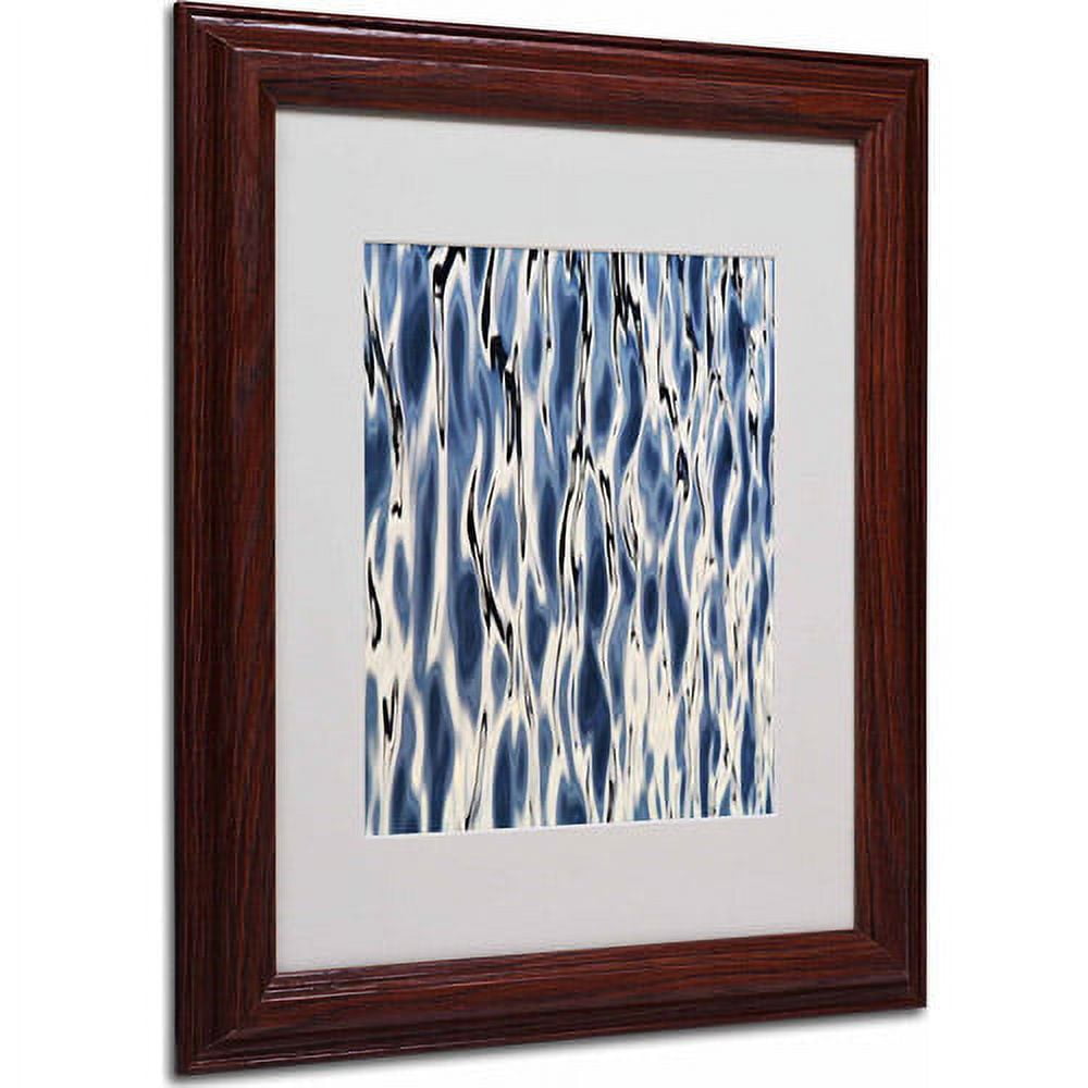 Trademark Fine Art "Wavelets" Matted Framed Art by Gregory O'Hanlon, Wood Frame