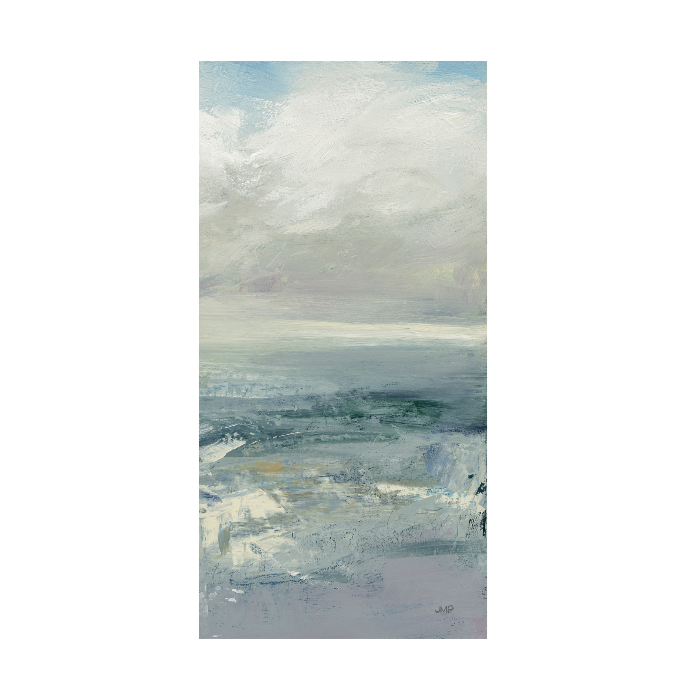 Trademark Fine Art 'Waves III Muted' Canvas Art by Julia Purinton