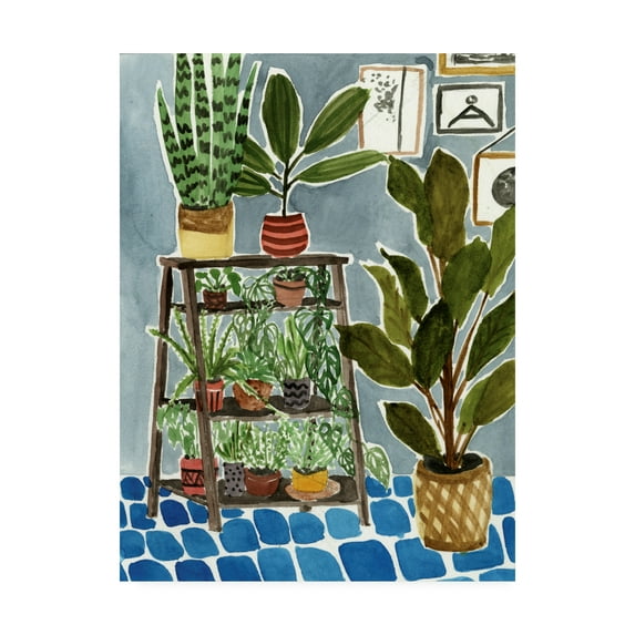Trademark Fine Art 'Way to the Jungle IV' Canvas Art by Melissa Wang