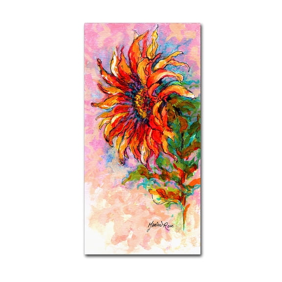 Trademark Fine Art 'Wcsk Sunflower' Canvas Art by Marion Rose