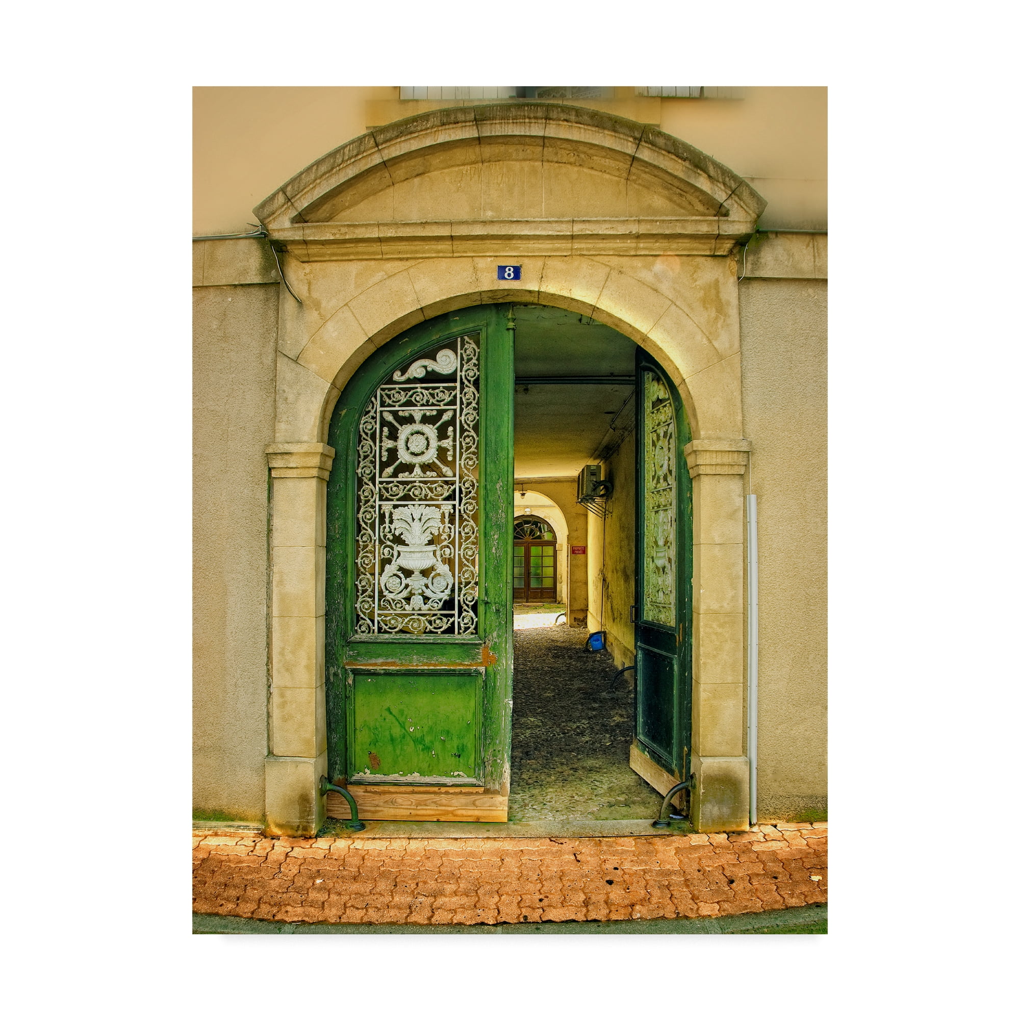 Trademark Fine Art 'Weathered Doorway II' Canvas Art by Colby Chester