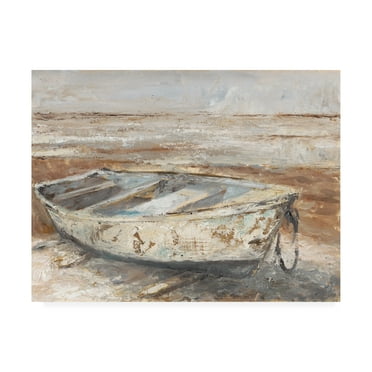 Trademark Fine Art 'Weathered Rowboat I' Canvas Art by Ethan Harper