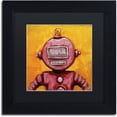 thumbnail image 1 of Trademark Fine Art 'Weebot-Friends' Canvas Art by Craig Snodgrass, Black Matte, Black Frame, 1 of 1