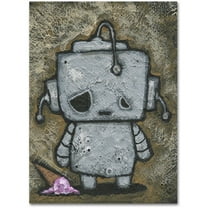 Trademark Fine Art 'Weebot-Icecream' Canvas Art by Craig Snodgrass