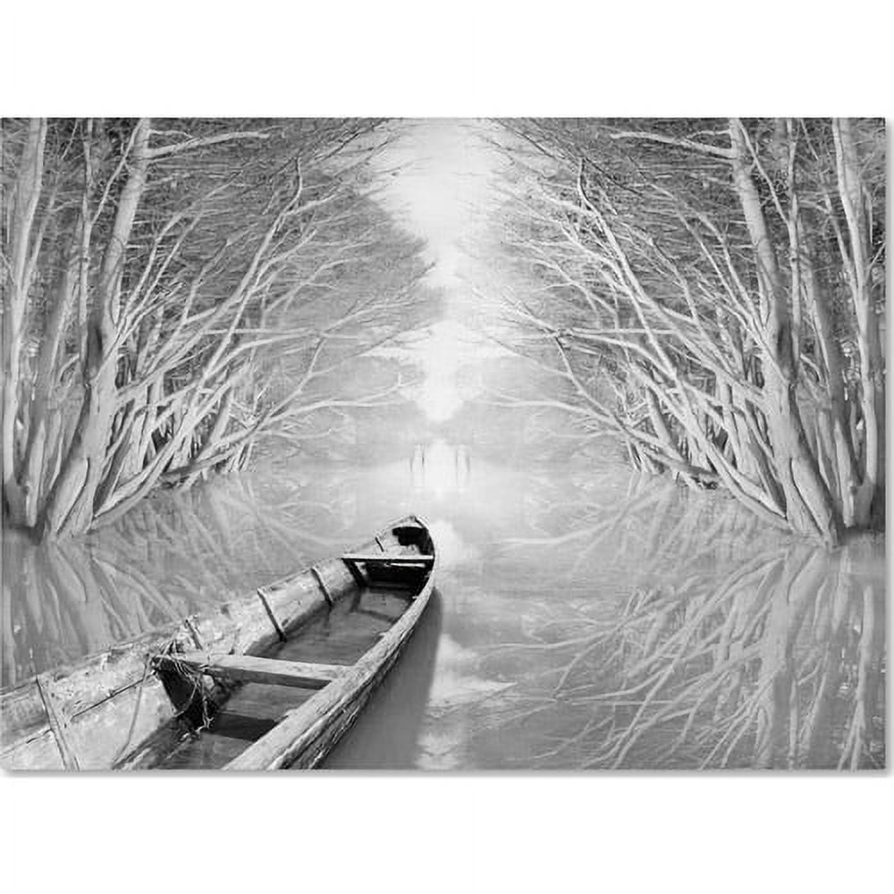 Trademark Fine Art "Welcome" Canvas Art by Moises Levy