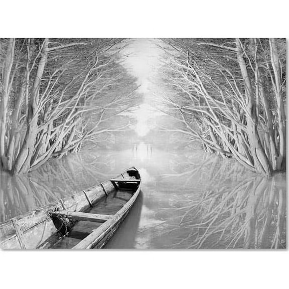 Trademark Fine Art "Welcome" Canvas Art by Moises Levy