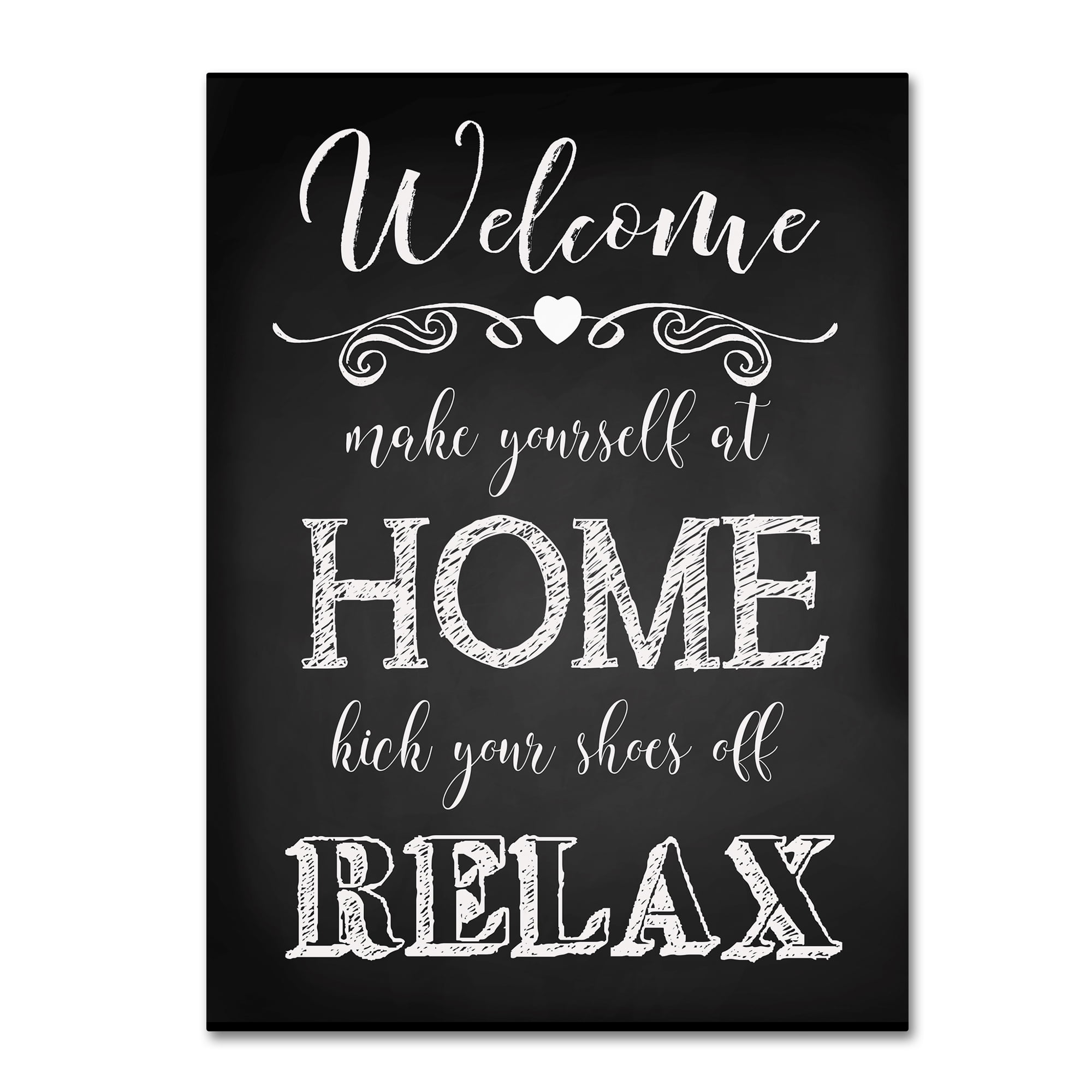 Trademark Fine Art 'Welcome Home 2' Canvas Art by Jean Plout