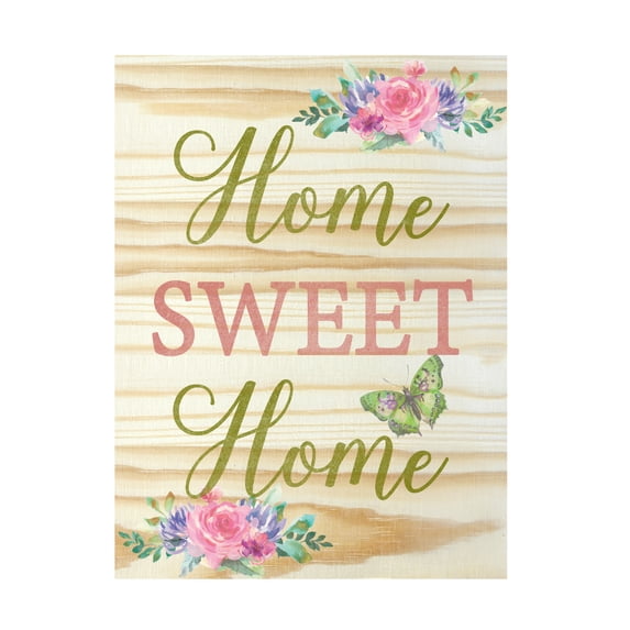 Trademark Fine Art 'Welcome Home 4' Canvas Art by Jean Plout