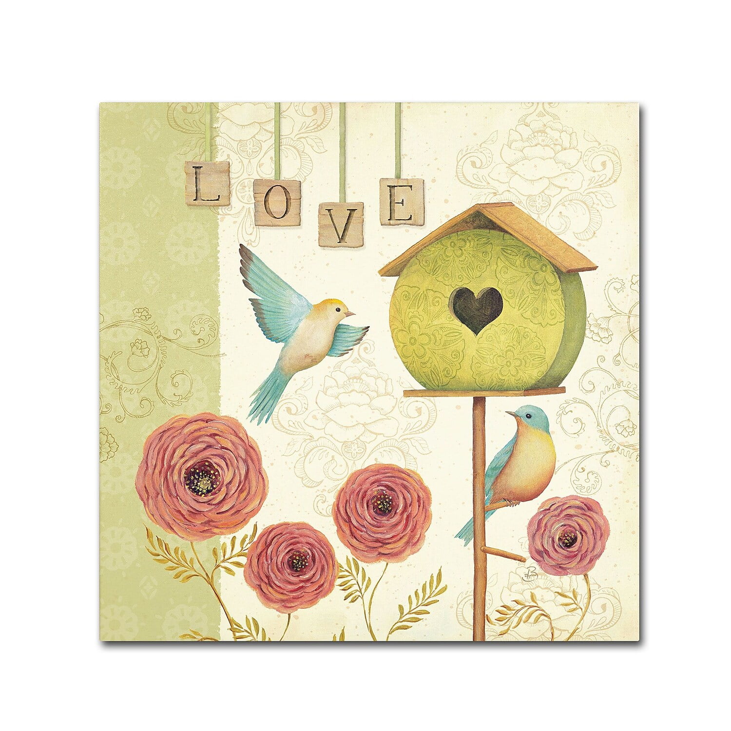 Trademark Fine Art "Welcome Home II" Canvas Art by Daphne Brissonnet