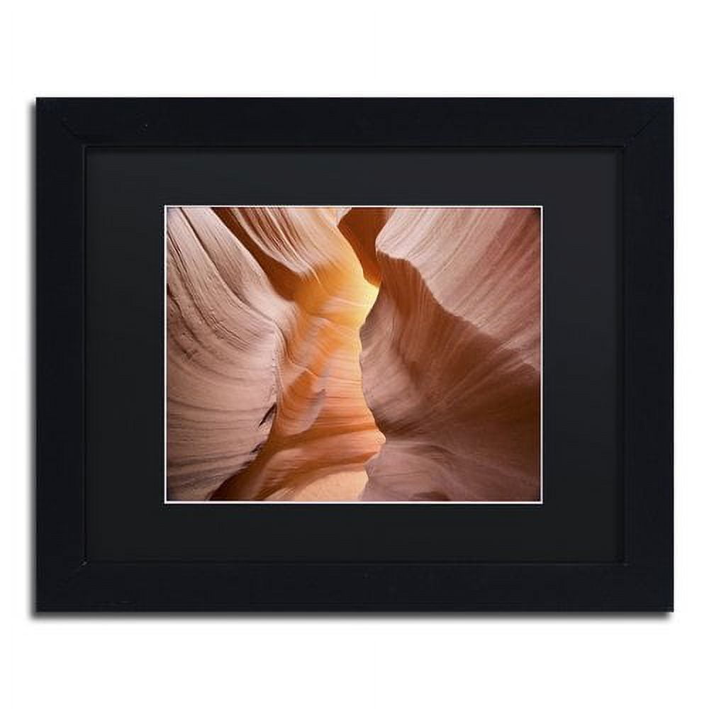 Trademark Fine Art ''Welcome III'' by Moises Levy 16" x 20" Black Matted Black Frame (886511878815)