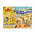 thumbnail image 1 of Trademark Fine Art 'Welcome To Corgi Dog Beach' Canvas Art by Cheryl Bartley, 1 of 3