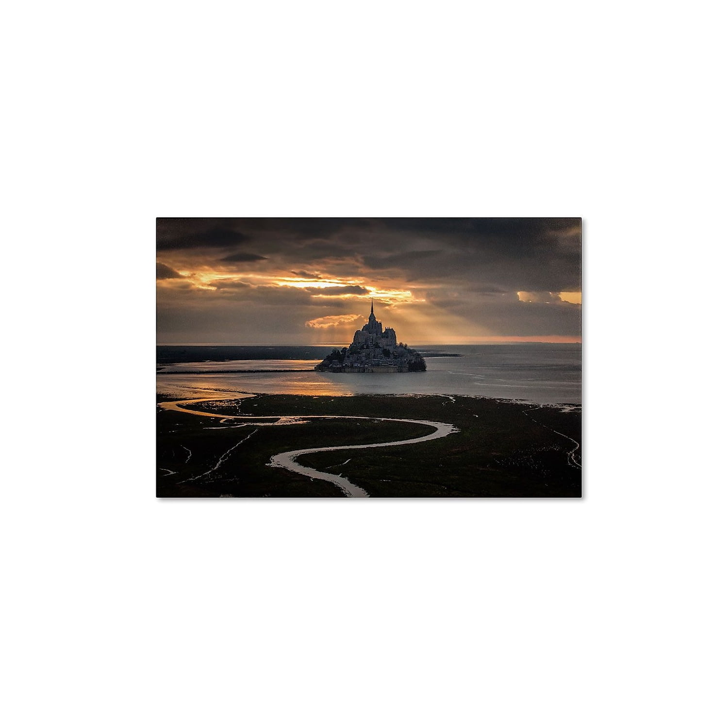 Trademark Fine Art "Welcome to the Hell" Canvas Art by Mathieu Rivrin