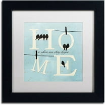 Trademark Fine Art "Well Said II" Canvas Art by Pela Studio, White Mat, Black Frame