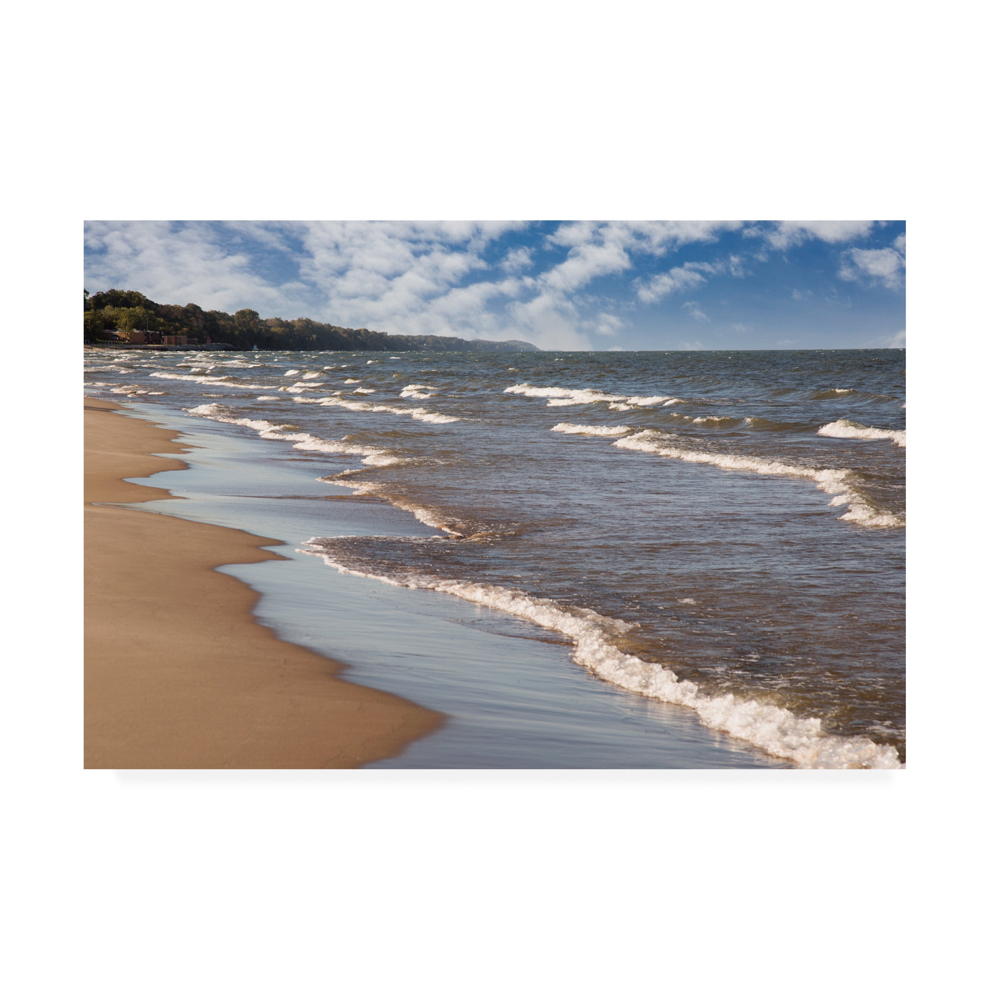 Trademark Fine Art 'West Michigan October' Canvas Art by Monte Nagler