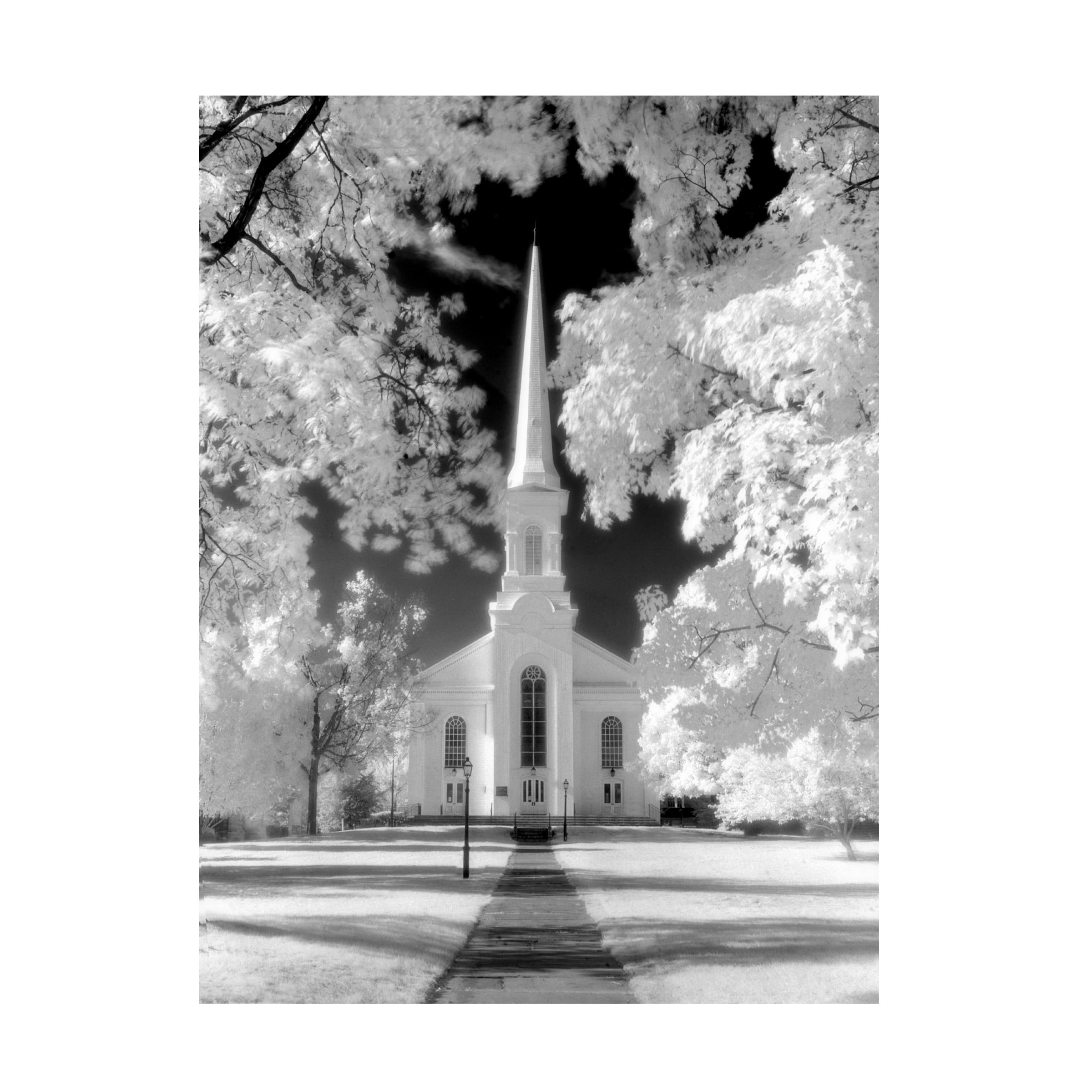 Trademark Fine Art 'Westfield Church Infrared' Canvas Art by Mike Jones Photo