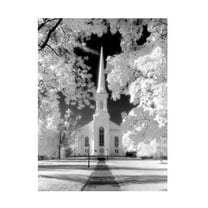 Trademark Fine Art 'Westfield Church Infrared' Canvas Art by Mike Jones Photo