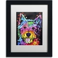 thumbnail image 1 of Trademark Fine Art "Westie" Canvas Art by Dean Russo, White Matte, Black Frame, 1 of 4