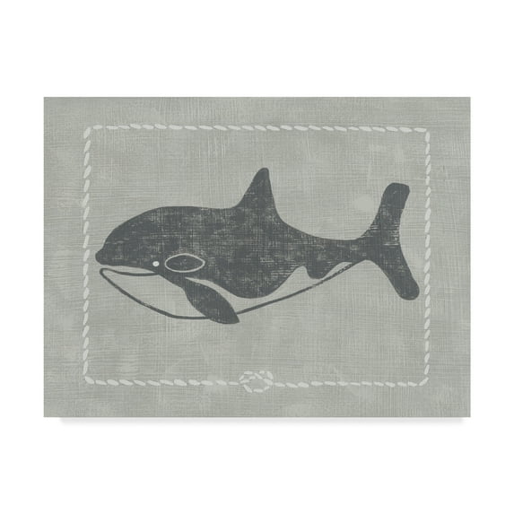 Trademark Fine Art 'Whale of a Tale II' Canvas Art by Chariklia Zarris