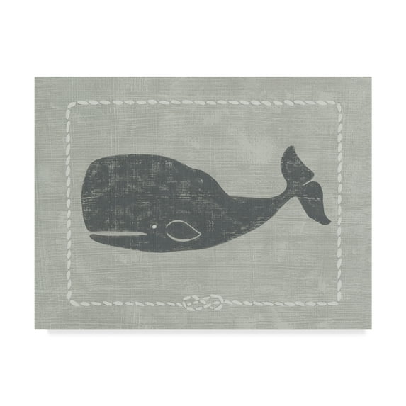 Trademark Fine Art 'Whale of a Tale IV' Canvas Art by Chariklia Zarris