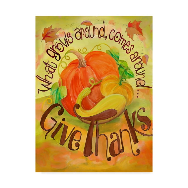 Trademark Fine Art 'What Grows Around' Canvas Art by Ali Lynne