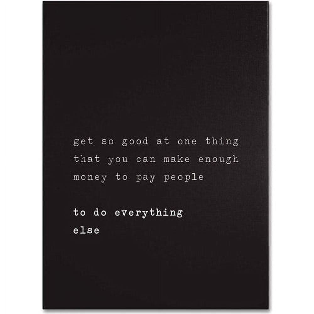 Trademark Fine Art "What's a Motto" Canvas Art by Megan Romo