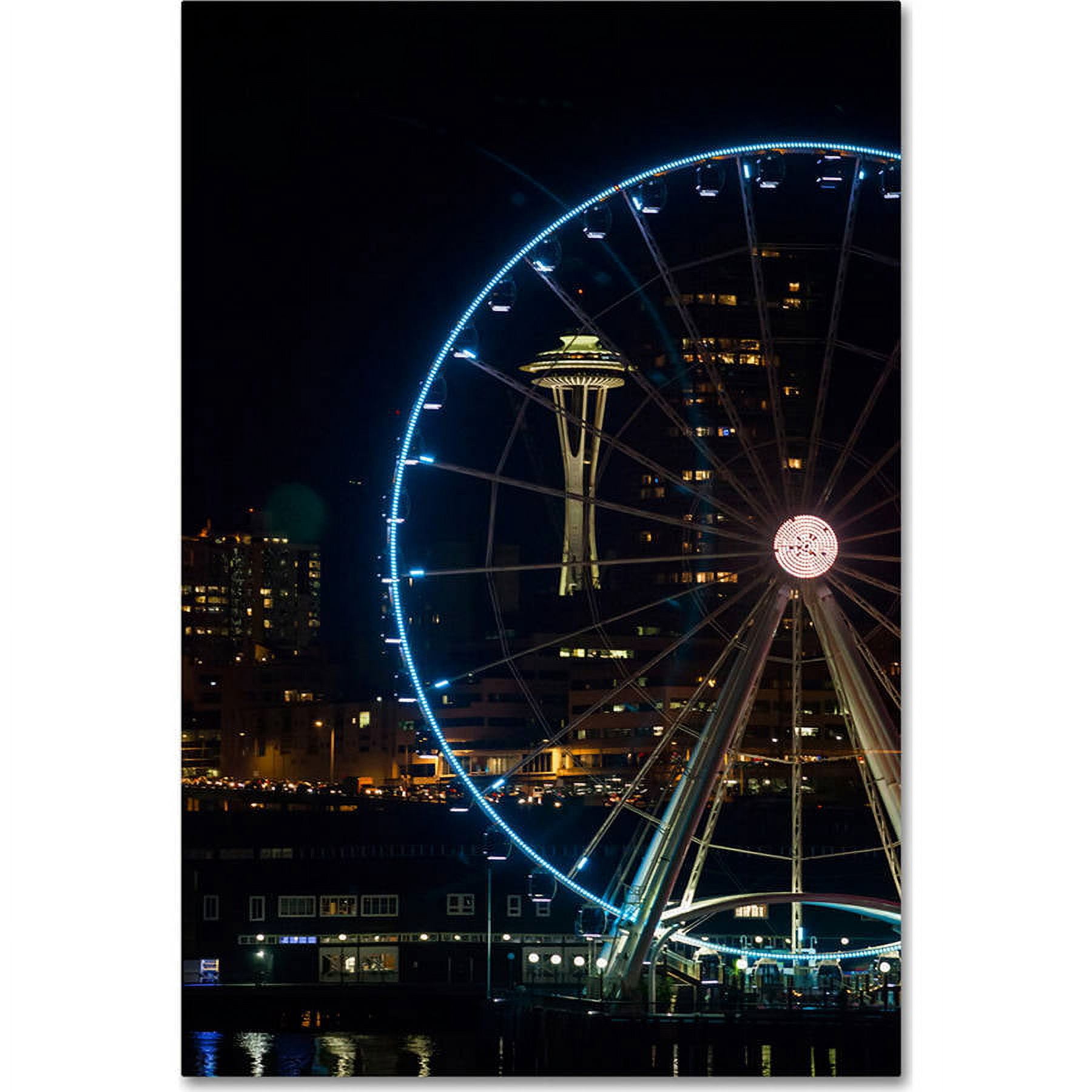 Trademark Fine Art "Wheel and Needle at Night" Canvas Art by Yale Gurney