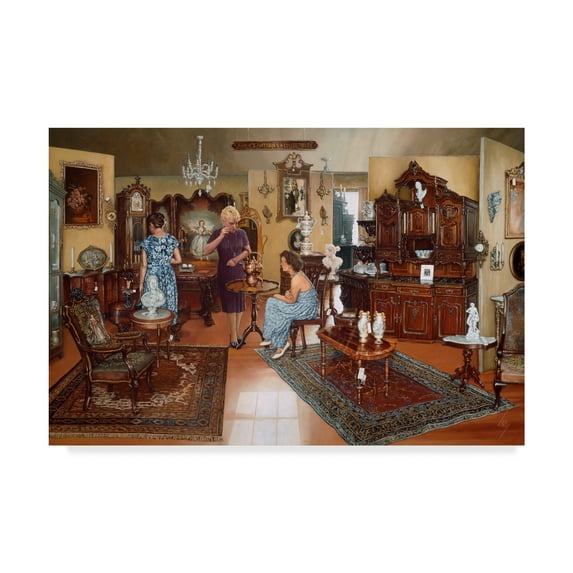 Trademark Fine Art 'When Old Is Better' Canvas Art by Les Ray