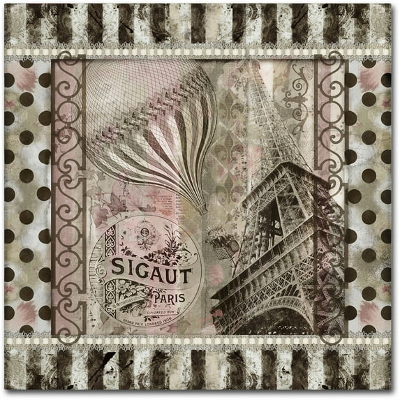 Trademark Fine Art "When in Paris" Canvas Art by Color Bakery