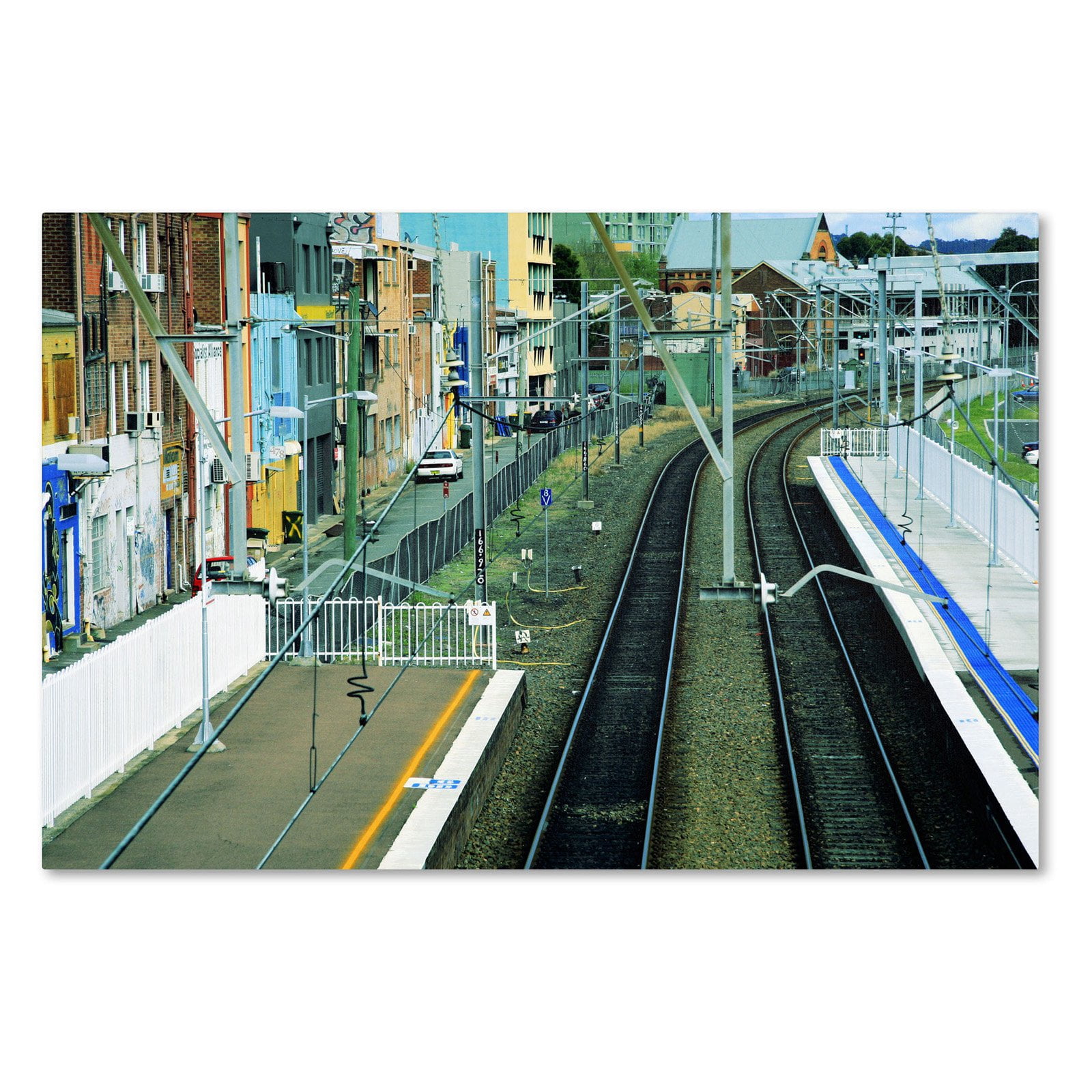 Trademark Fine Art "Where the Journey Starts" Canvas Art by Beata Czyzowska Young