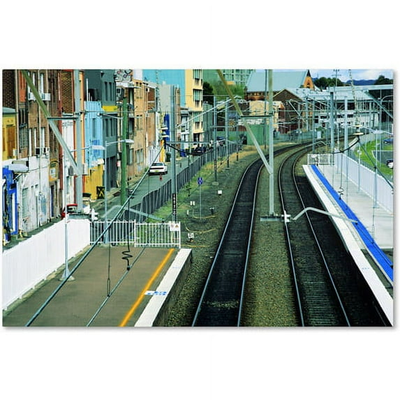 Trademark Fine Art "Where the Journey Starts" Canvas Art by Beata Czyzowska Young