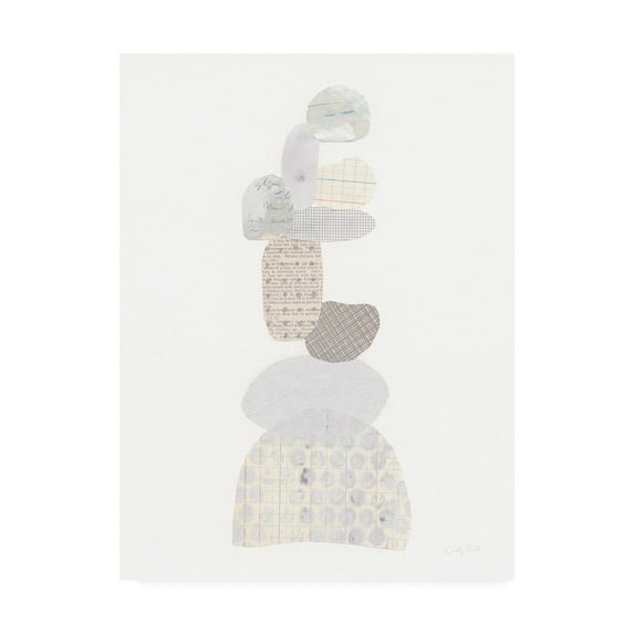 Trademark Fine Art 'Whimsy I Neutral' Canvas Art by Courtney Prahl