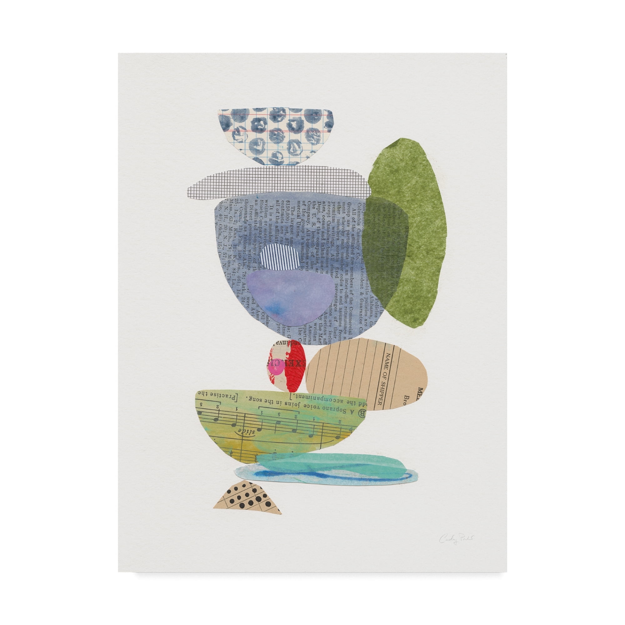 Trademark Fine Art 'Whimsy VI' Canvas Art by Courtney Prahl