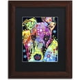 thumbnail image 1 of Trademark Fine Art 'Whippet' Canvas Art by Dean Russo, Black Matte, Wood Frame, 1 of 4
