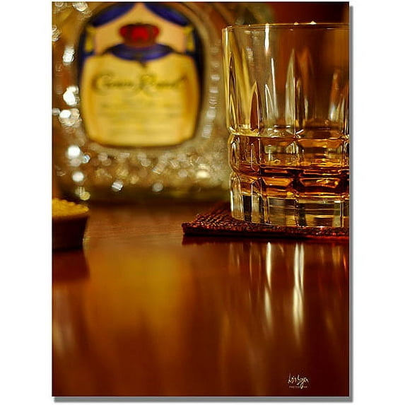 Trademark Fine Art "Whiskey for the Soul" Canvas Wall Art by Lois Bryan