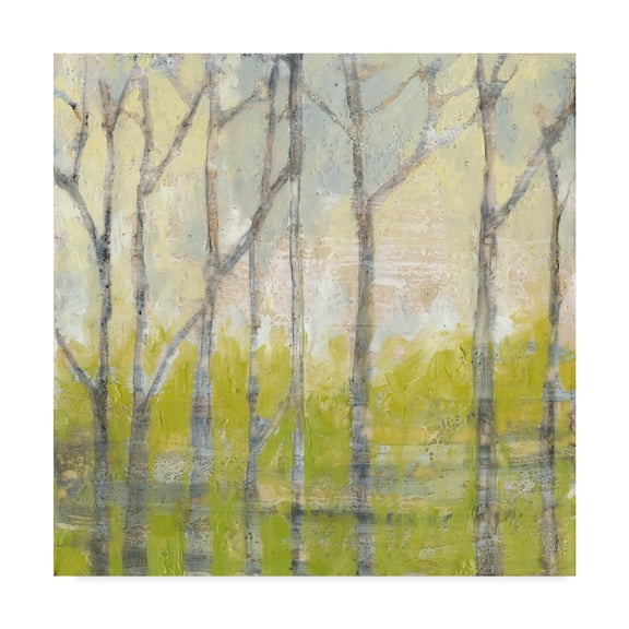 Trademark Fine Art 'Whispering Treeline II' Canvas Art by Jennifer Goldberger