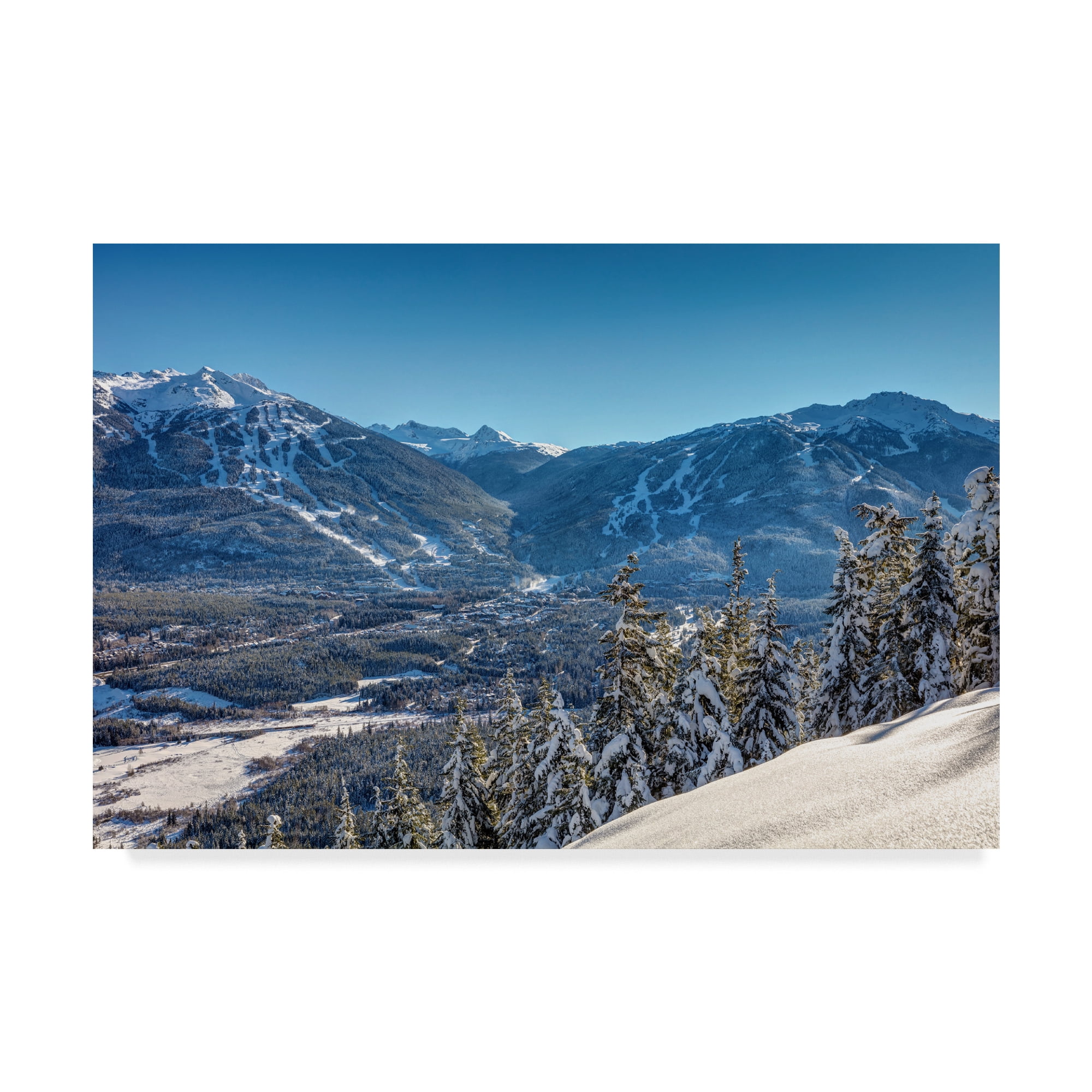 Trademark Fine Art 'Whistler Blackcomb' Canvas Art by Pierre Leclerc