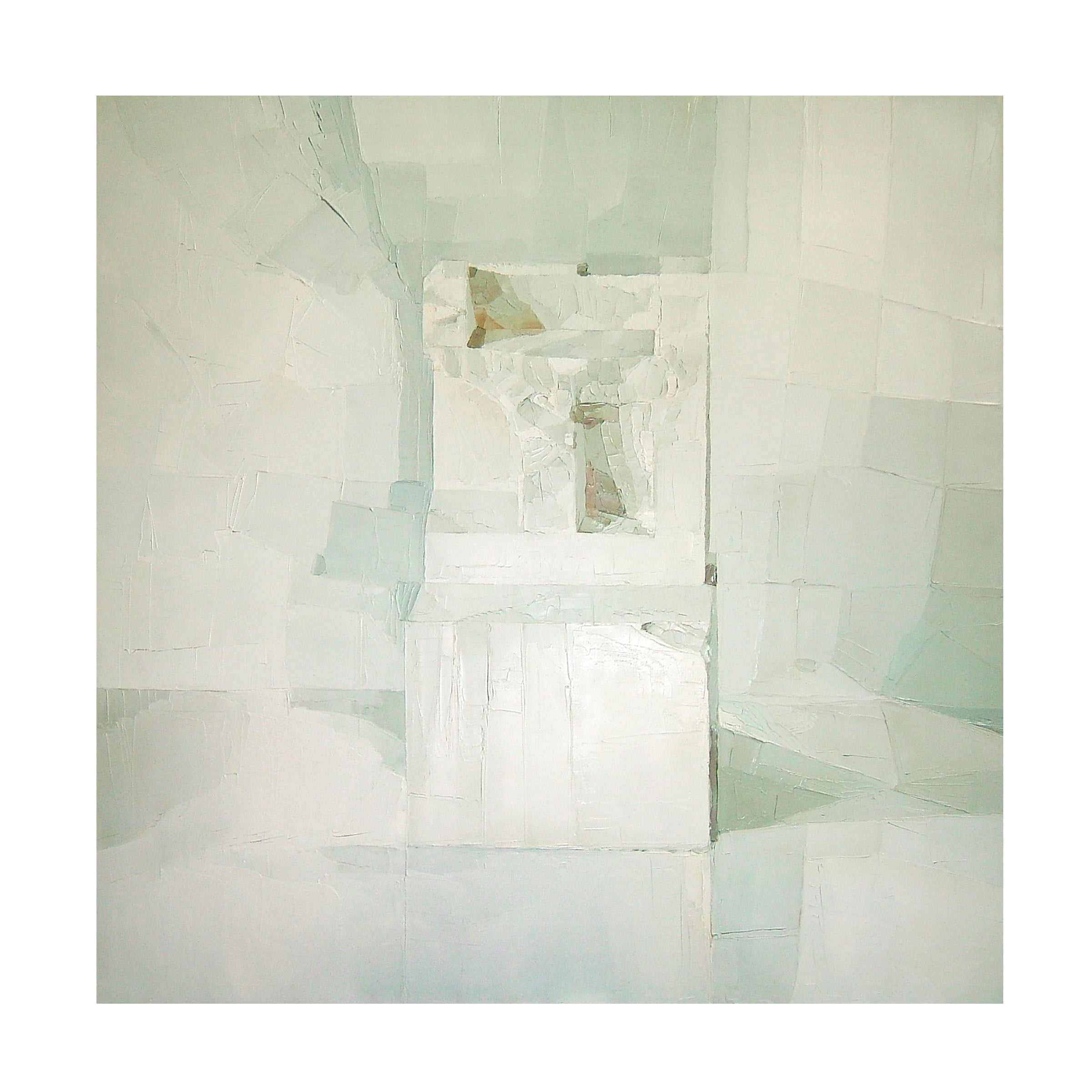 Trademark Fine Art 'White' 35" x 35" Canvas Art