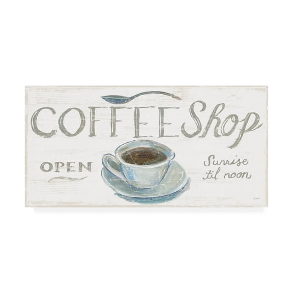 Trademark Fine Art 'White Barn Signs II' Canvas Art by Sue Schlabach